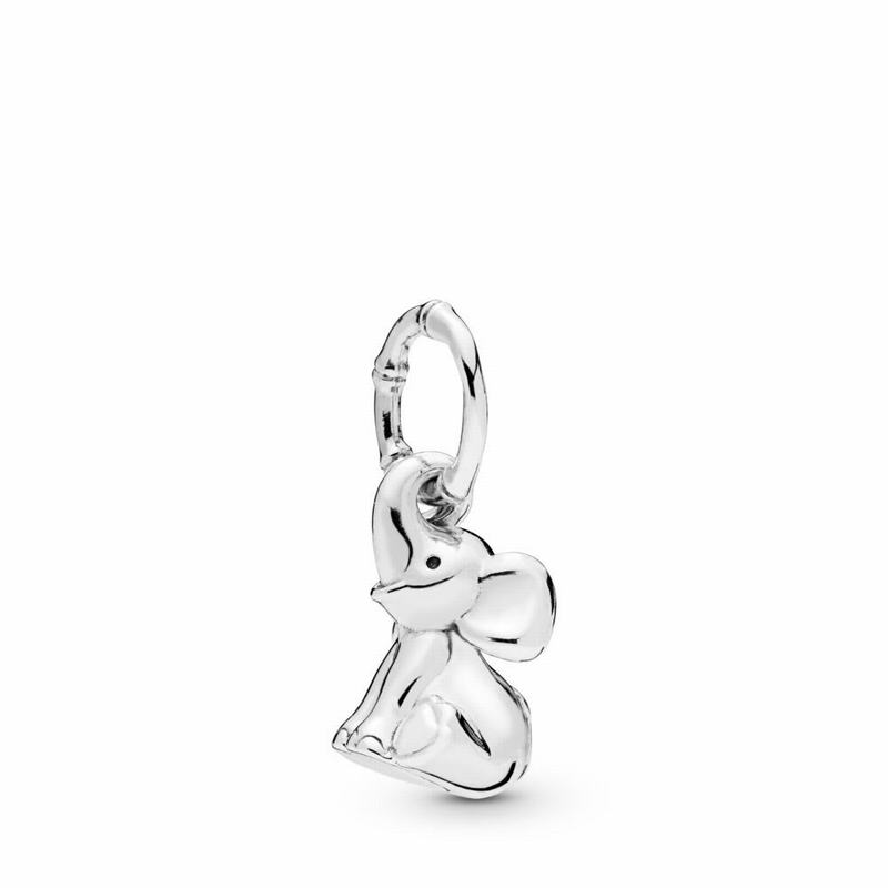 Pandora Elephant Charm - Sterling Silver - Canada | YQ1368QH